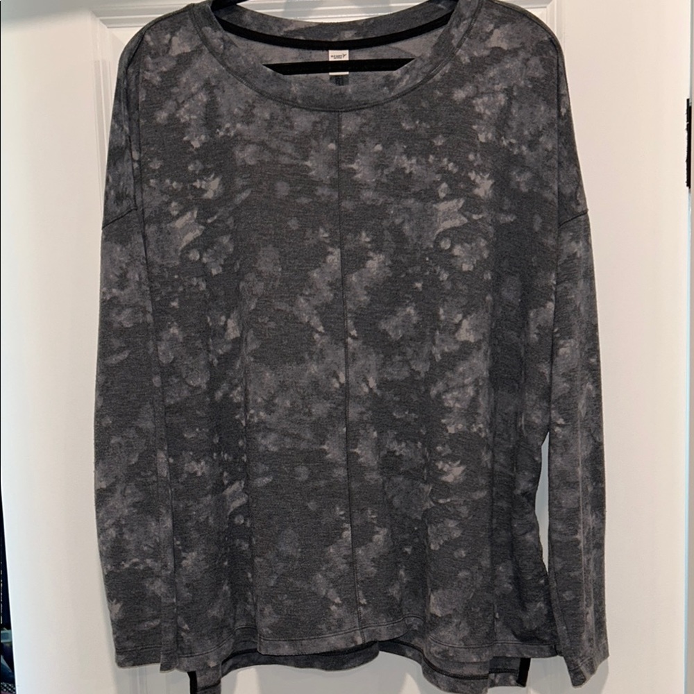 Old Navy Gray Tie-Dye Sweatshirt